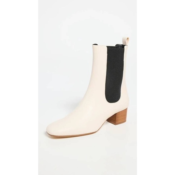 STAUD Shoes - Staud Daphne Boot Ankle Boot in Cream Tan Black 38.5